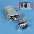 MODULAR ADAPTER, DB9 MALE to RJ-45